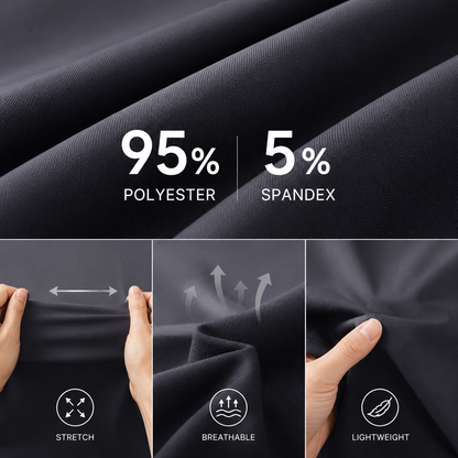 Men's No-Iron Stretch Dress Pants – Comfortable Golf & Business Trousers with Flexible Fit