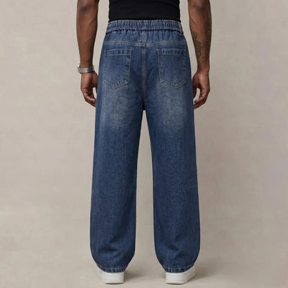 BEST SELLER I6PCS$24.63 I Men's StretchCotton Loose-FitDrawstring Jeans