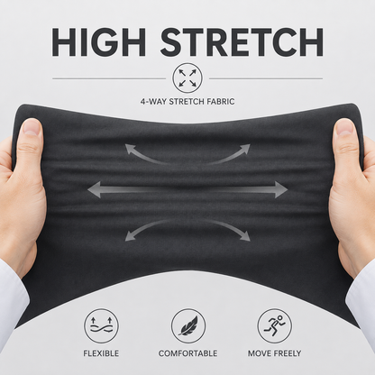 Men's No-Iron Stretch Dress Pants – Comfortable Golf & Business Trousers with Flexible Fit
